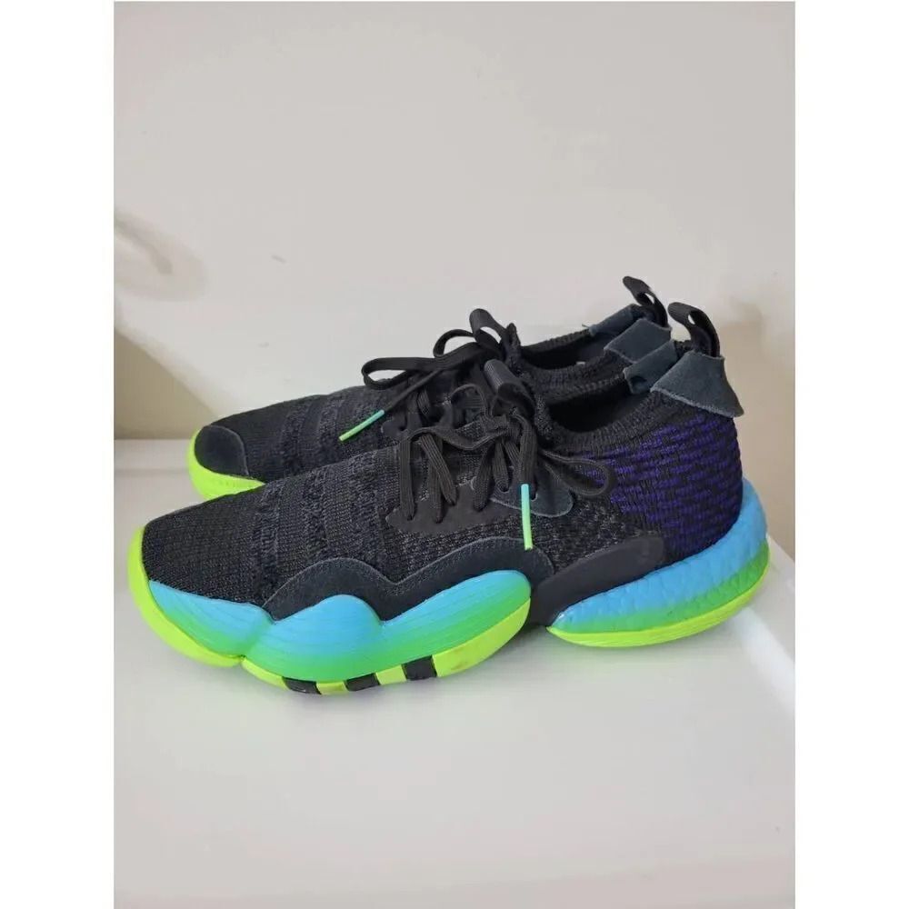 Adidas Trae Young 2 Trae-TL Solar Green Basketball Shoes 10